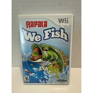 Rapala We Fish Nintendo Wii Game CIB Activision Fishing Sports 2009 RVL-P-RWJE
